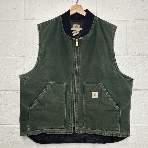 Vintage Carhartt Quilted Artic Vest “Spruce Green” V02 SPC